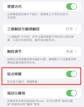 聊城苹果授权维修站分享iPhone轻点无法唤醒怎么办