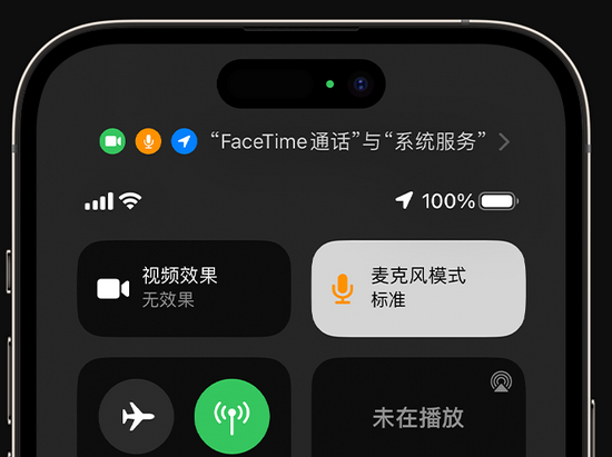 聊城苹果授权维修网点分享iPhone在通话时让你的声音更清晰 