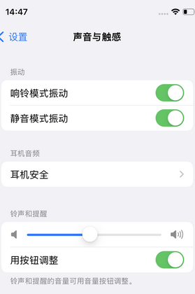 聊城苹果锁屏维修分享iPhone锁屏时声音忽大忽小调整方法
