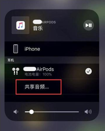 聊城苹果14音频维修点分享iPhone14音频共享设置方法 