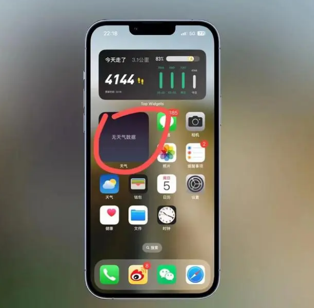 聊城苹果手机维修分享:iOS16主屏幕天气小组件无法正常工作怎么办？ 