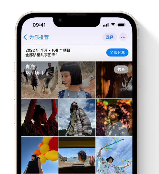 聊城苹果维修网点分享在 iPhone 上使用共享图库 